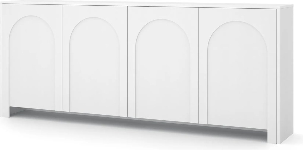 Komoda Arco 204 cm bílá