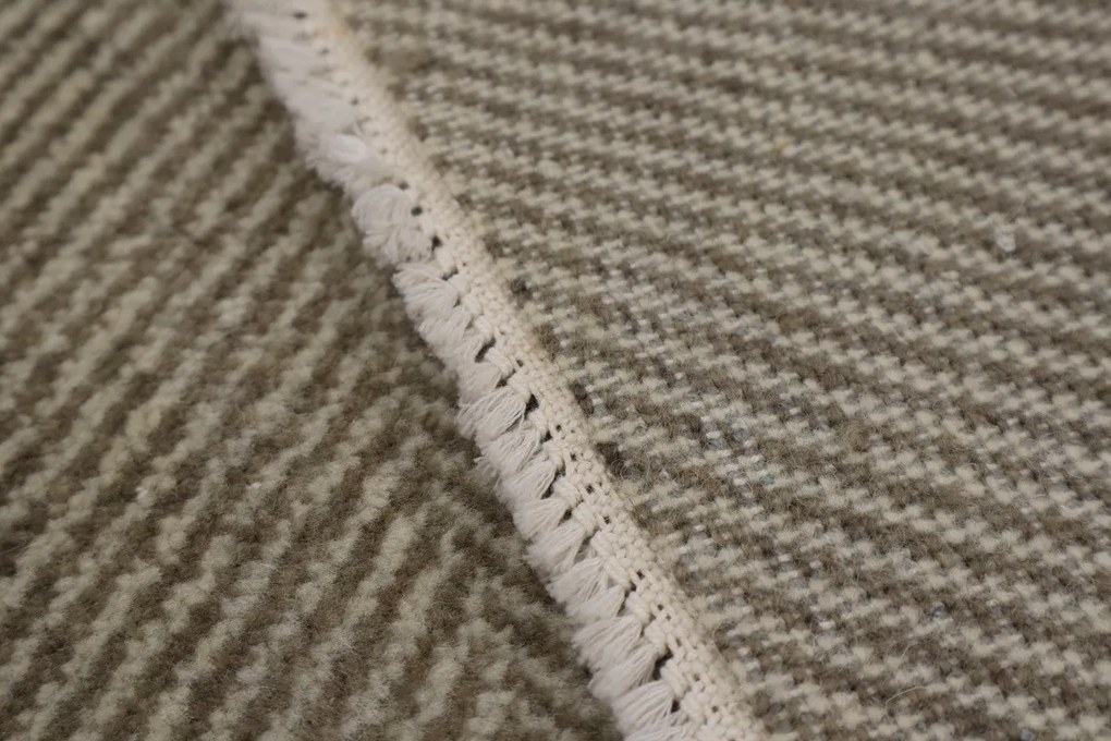 Mujkoberec Original, Ručne viazaný indický koberec Sirsa 1311 brown, 60x90, béžová, obývacia izba