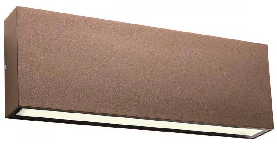 Redo 90389 - LED Vonkajšie nástenné svietidlo KAMAL LED/15W/230V 3000K IP54 hnedá