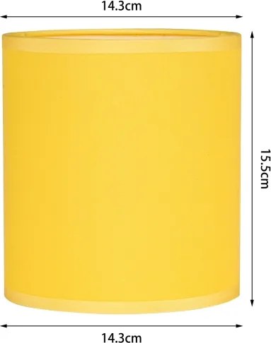 BRILAGI - LED nástenné svietidlo NUBILA WOOD 1xE27/25W/230V + LED/3W dub/čierna/žltá