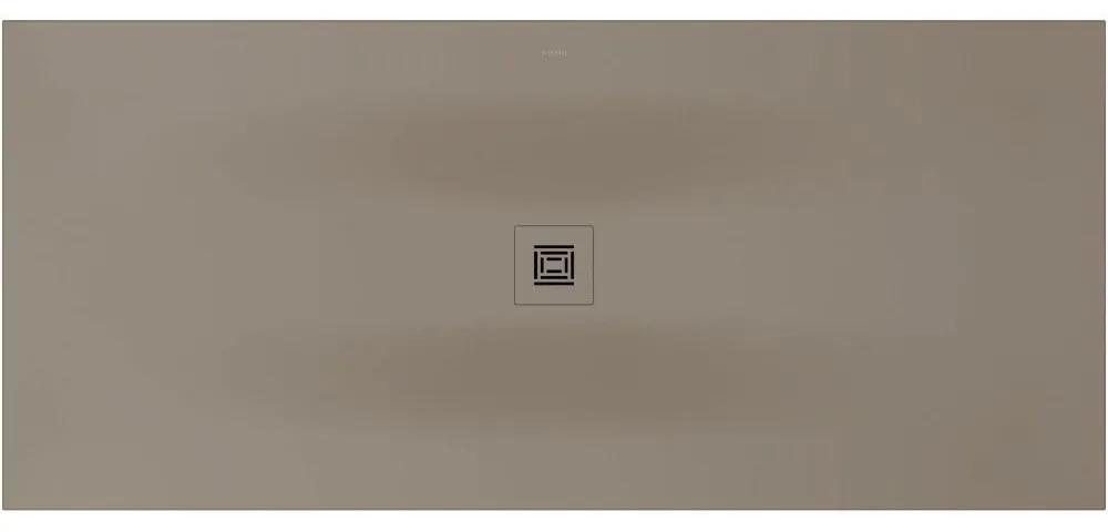 DURAVIT Sustano obdĺžniková sprchová vanička z materiálu DuraSolid, Antislip, 1800 x 800 x 30 mm, matná béžová, 720288640000000