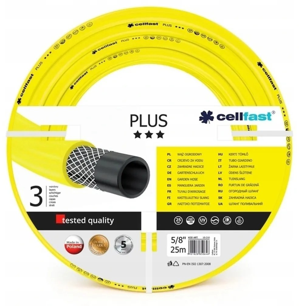 Záhradná hadica 5/8" 25m | CELLFAST