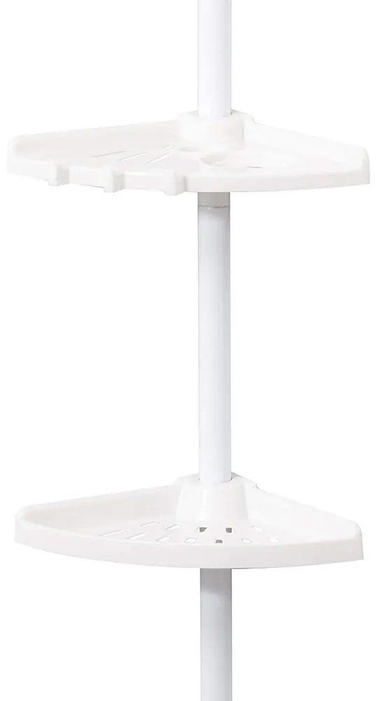 Rohová polica do kúpeľne Compactor Coin De Douche