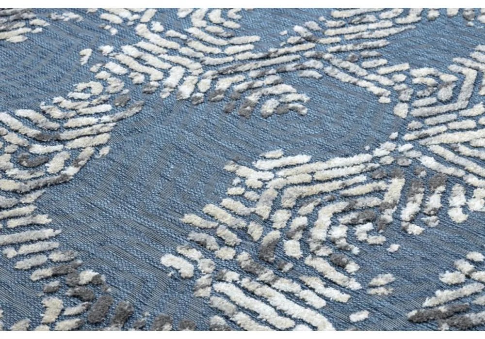 Kusový koberec Heksa modrý 140x190cm