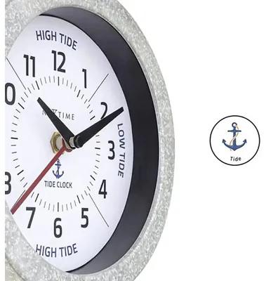 Námorné hodiny NeXtime Tide Ø22 cm biele