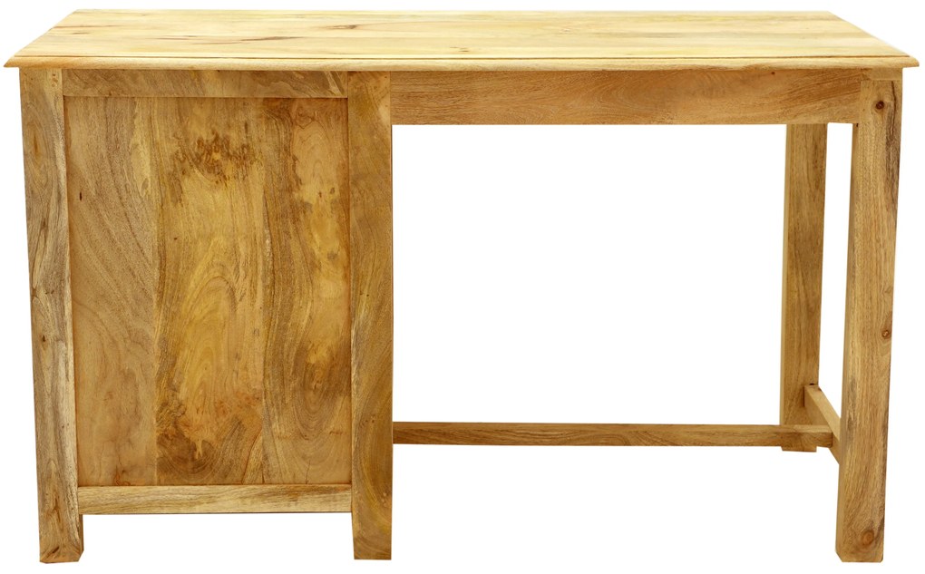 furniture-nabytek.cz - Rustikálny písací stôl z mangového dreva 130x76x70
