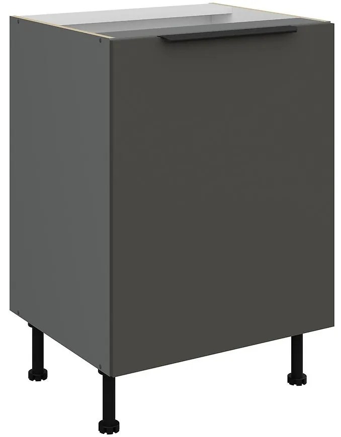 Kuchynská skrinka Aria-Gr/Ant Anti Fingerprint 60d 1f Bb