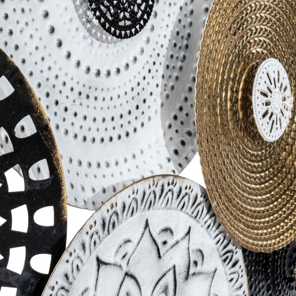 Kovová dekorácia na stenu Moe 134x68 cm