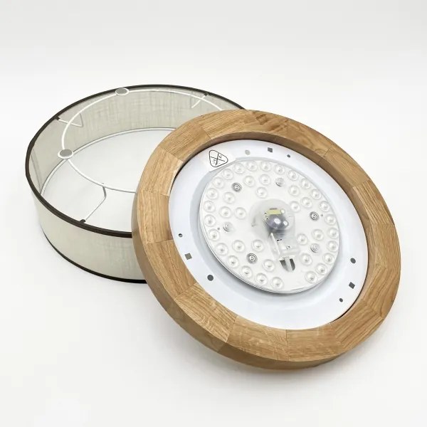 Brilagi - LED stropné svietidlo BELLADONNA LED/20W/230V pr. 30 cm krémová/dub