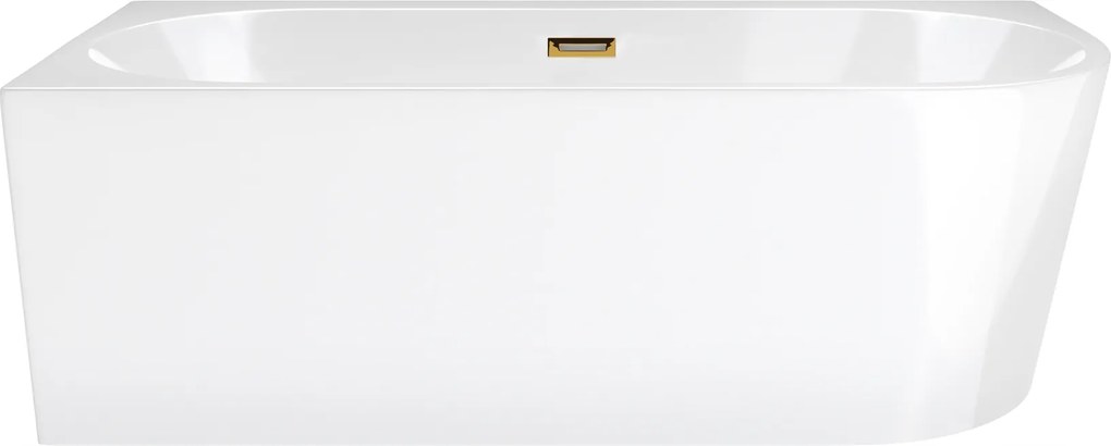 Rohová vaňa Corsan Intero ľavá 170 korková, zlatá, široký okraj