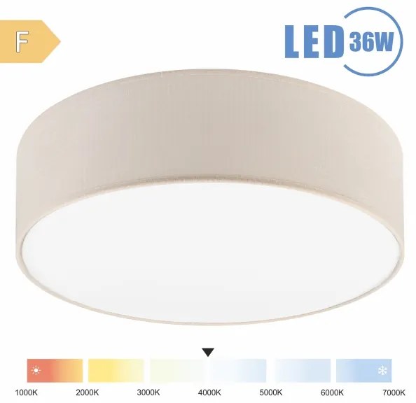 Brilagi - LED Stropné svietidlo SIRIJA LED/36W/230V pr. 45 cm krémová