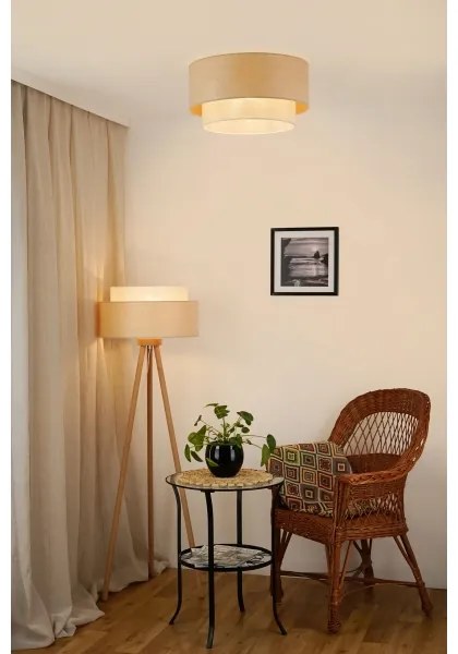 Brilagi - Stropné svietidlo ARIZONA BOHO 1xE27/15W/230V pr. 45 cm béžová