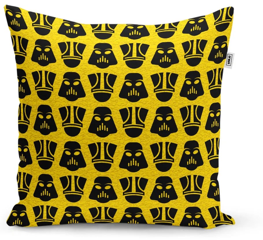 Sablio Vankúš Star Wars Stormtrooperi Pattern na žltej - 40x40 cm