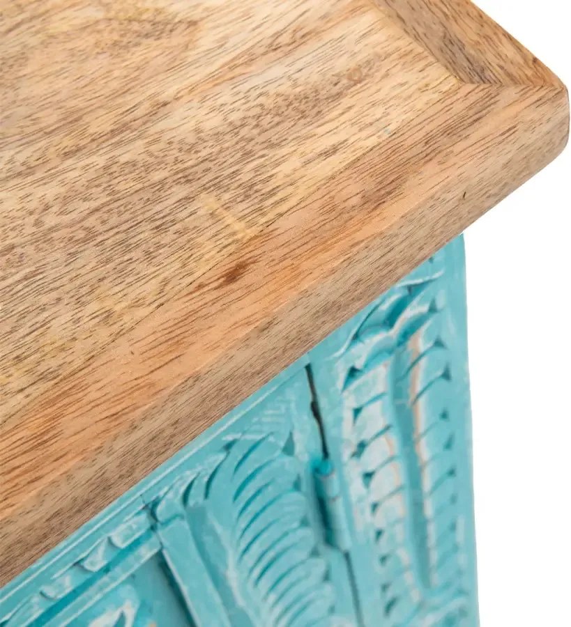 furniture-nabytek.cz - Masívna skrinka pod umývadlo Santa Cruz, Holz - Mango, modrá