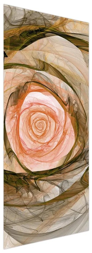 Fototapeta na dvere - ružový kvet (95x205cm)
