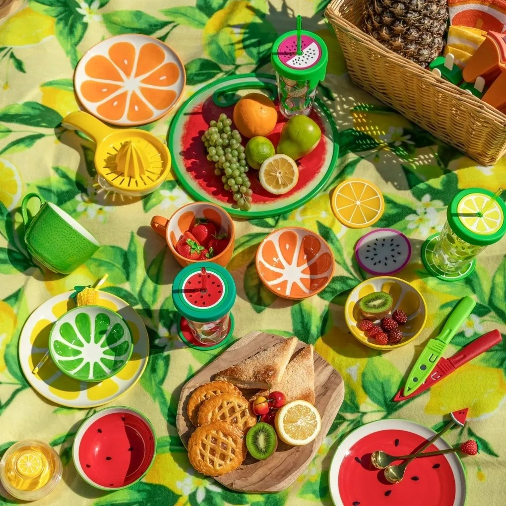 Altom Sada keramických jumbo hrnků Tropicanapomeranč 470 ml, 2 ks