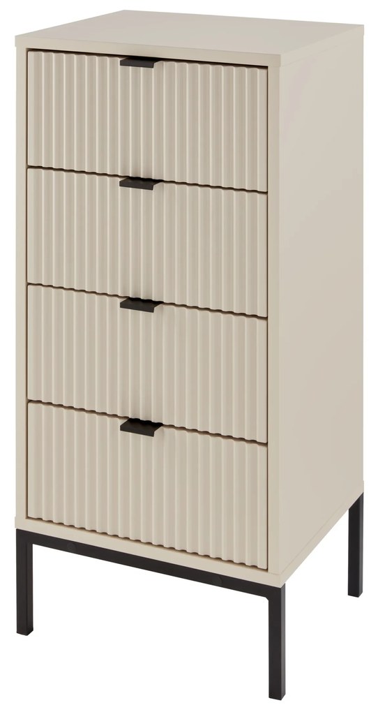 Livarno home Komoda so 4 zásuvkami, 40 x 33 x 84,9 cm  (100385818)