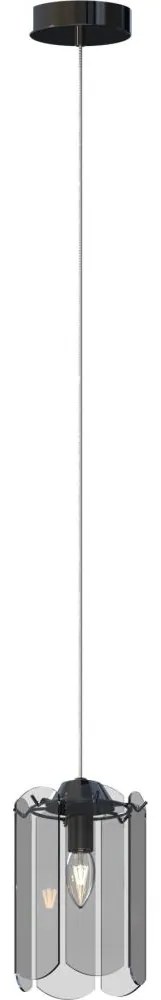 Zuma Line MD3523-1-EBCN - Luster na lanku NIRA 1xE14/40W/230V čierna