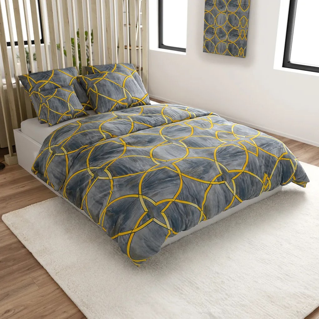 Obliečky z mikrovlákna RYNETH sivé Rozmer obliečky: 70 x 80 cm | 140 x 200 cm