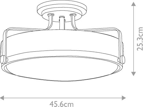 Hinkley HK-HARPER-SFM-CM - Prisadený luster HARPER 3xE27/60W/230V lesklý chróm