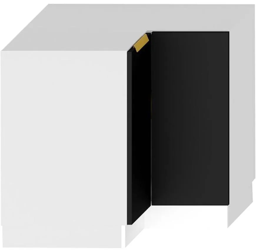 Kuchynská skrinka Denis drp pl čierna mat/biela