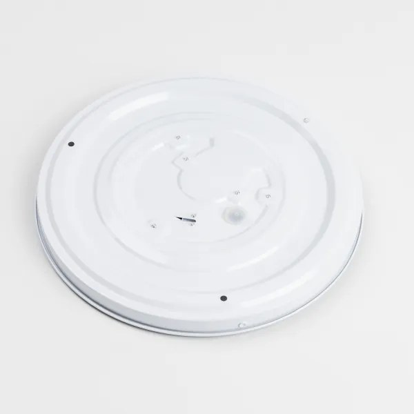 LED stropné svietidlo LED/12W/230V, priemer 32 cm, sivé/strieborné