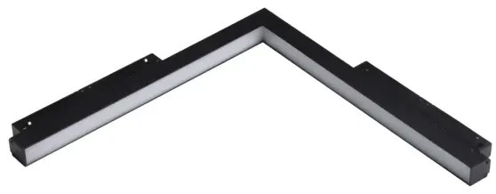 LED svietidlo do lišty Alfa Saga Track Magnetic Corner B 24W 4000K čierne
