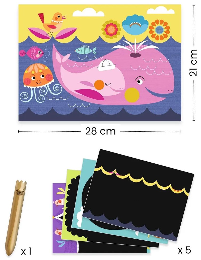 Vyškrabávanie pre najmenších - zábavné objavovanie