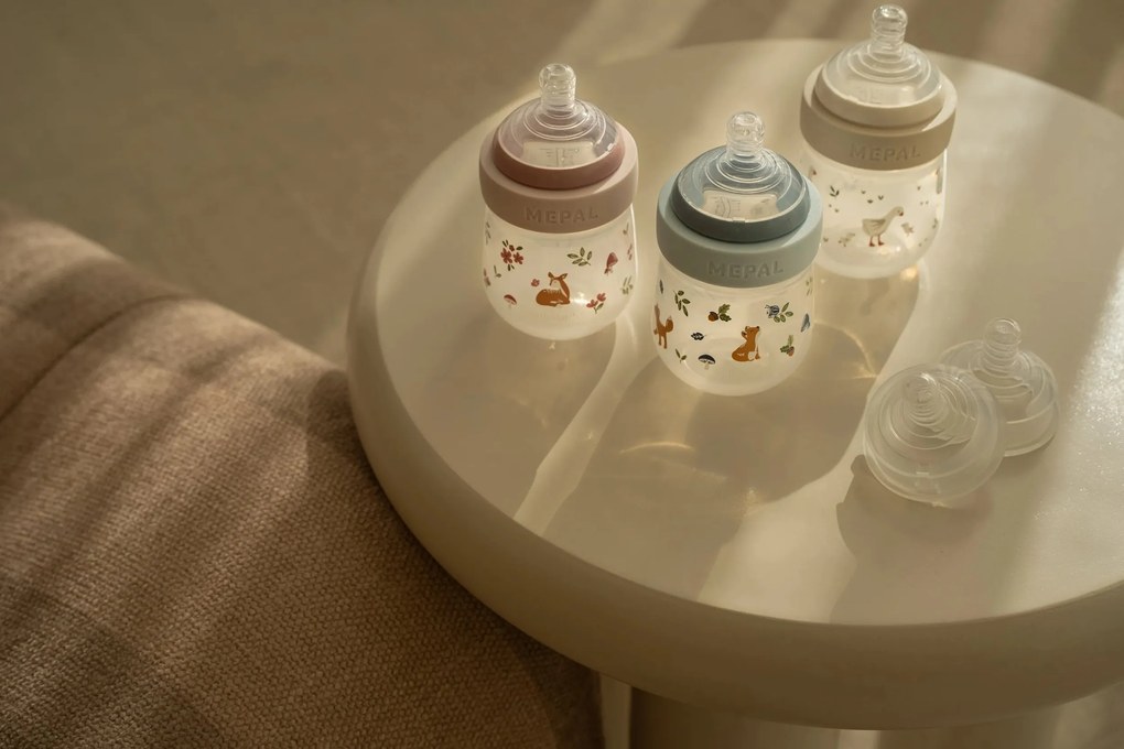 Dojčenské fľaše 165 ml + 240 ml + 2 cumlíky Fairy Garden