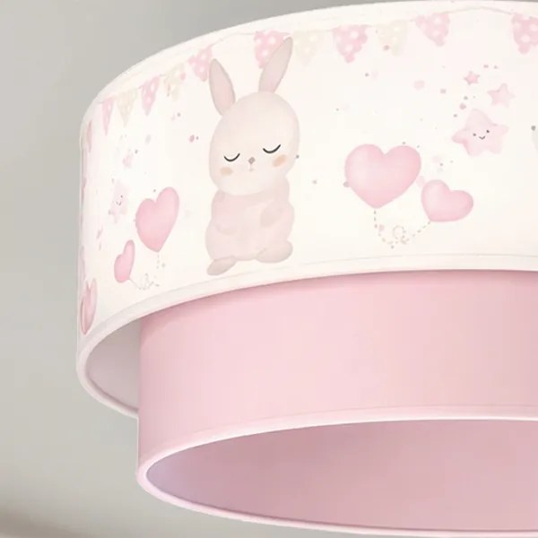 Brilagi - LED detský luster na lanku BOBO 1xE27/60W/230V pr. 40 cm krémová/ružová/kráľovská modrá