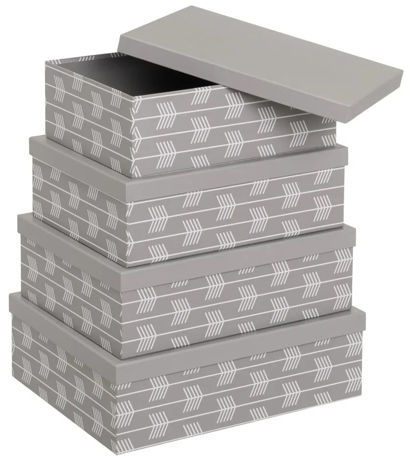 Kartónové úložné boxy v súprave 15 ks s vekom Route – Casa Selección