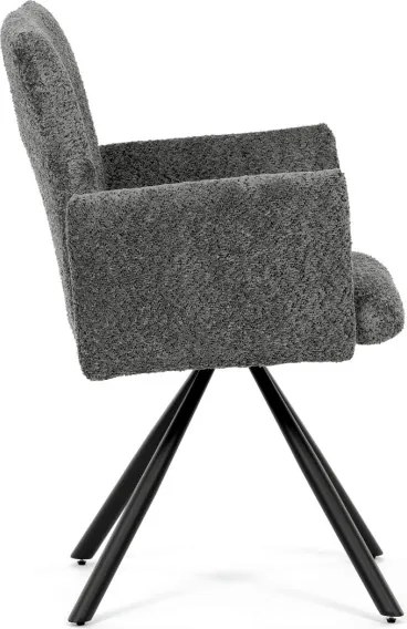 Jedálenská stolička sivá DCH-W1117 GREY2
