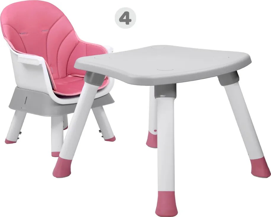 JOKOMISIADA Detská stolička na kŕmenie, sada 6 v 1 ZA4142