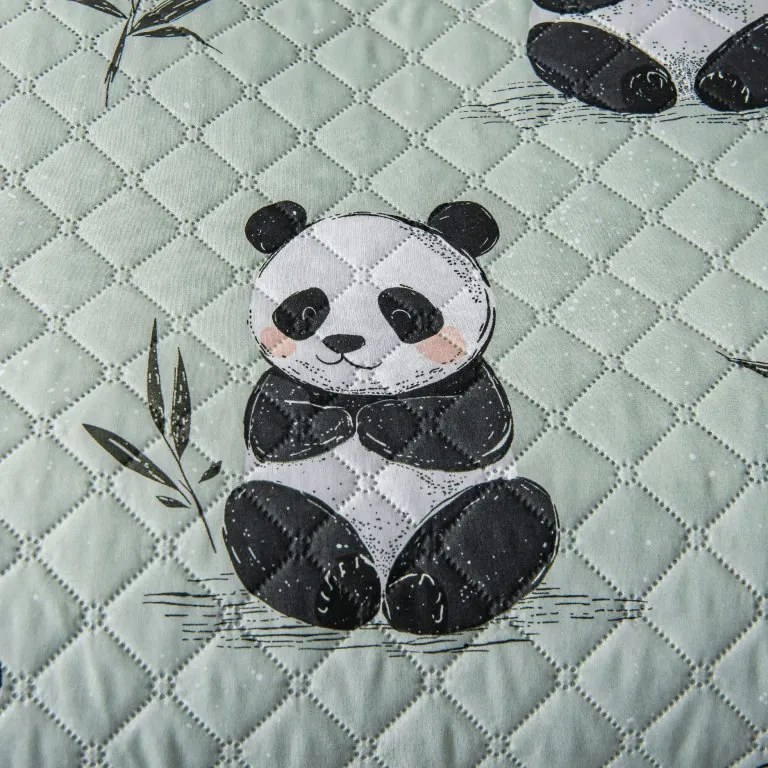 Prehoz na posteľ PANDA RELAX zelený Rozmer: 220 x 240 cm