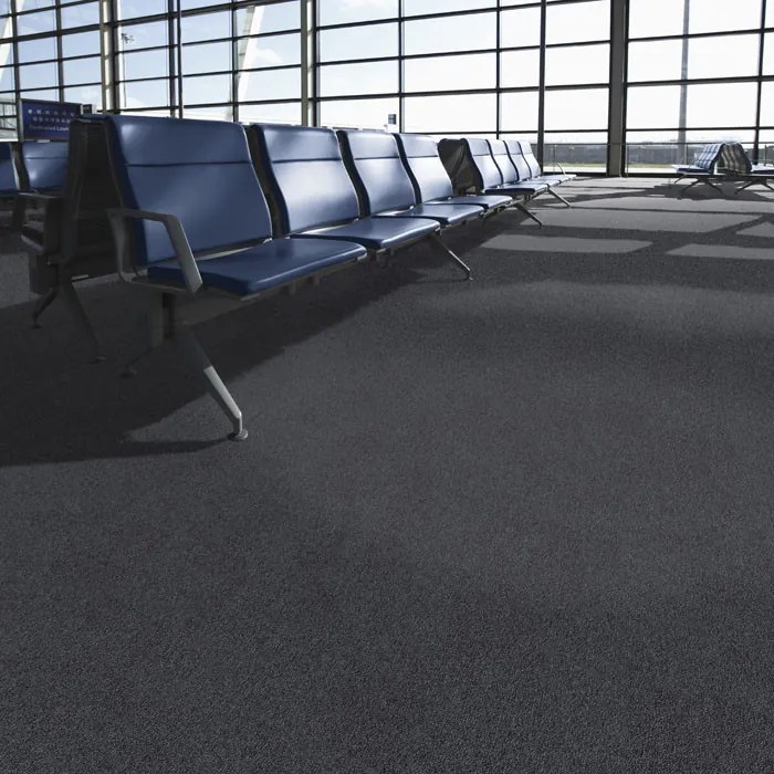 ITC, Koberec metráž Merit new 6702, na mieru, šíře 4m, šedá, ab (mriežka), chodba / predsieň