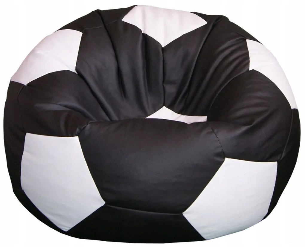 JAKS Mini sedací vak futbalová lopta čierno biely