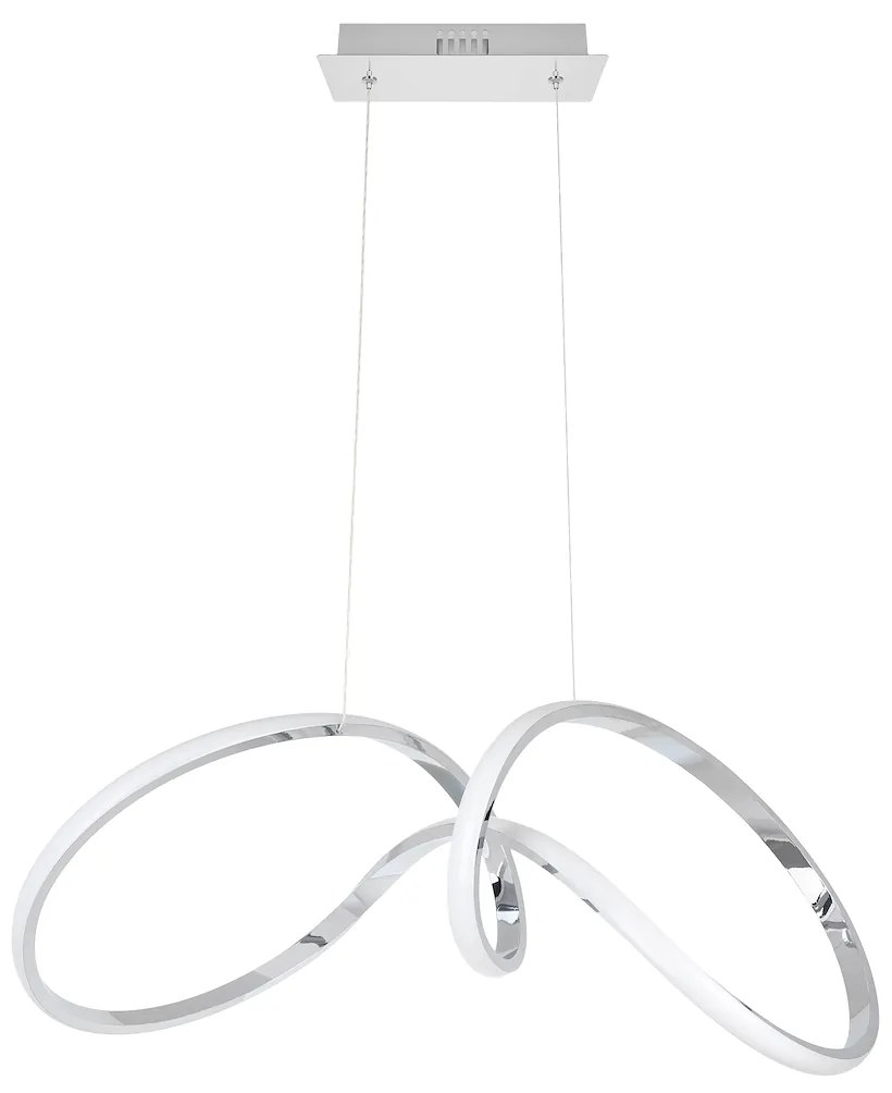 Závesné LED svietidlo Tesoro, 1x LED 48w, 4000k, ch