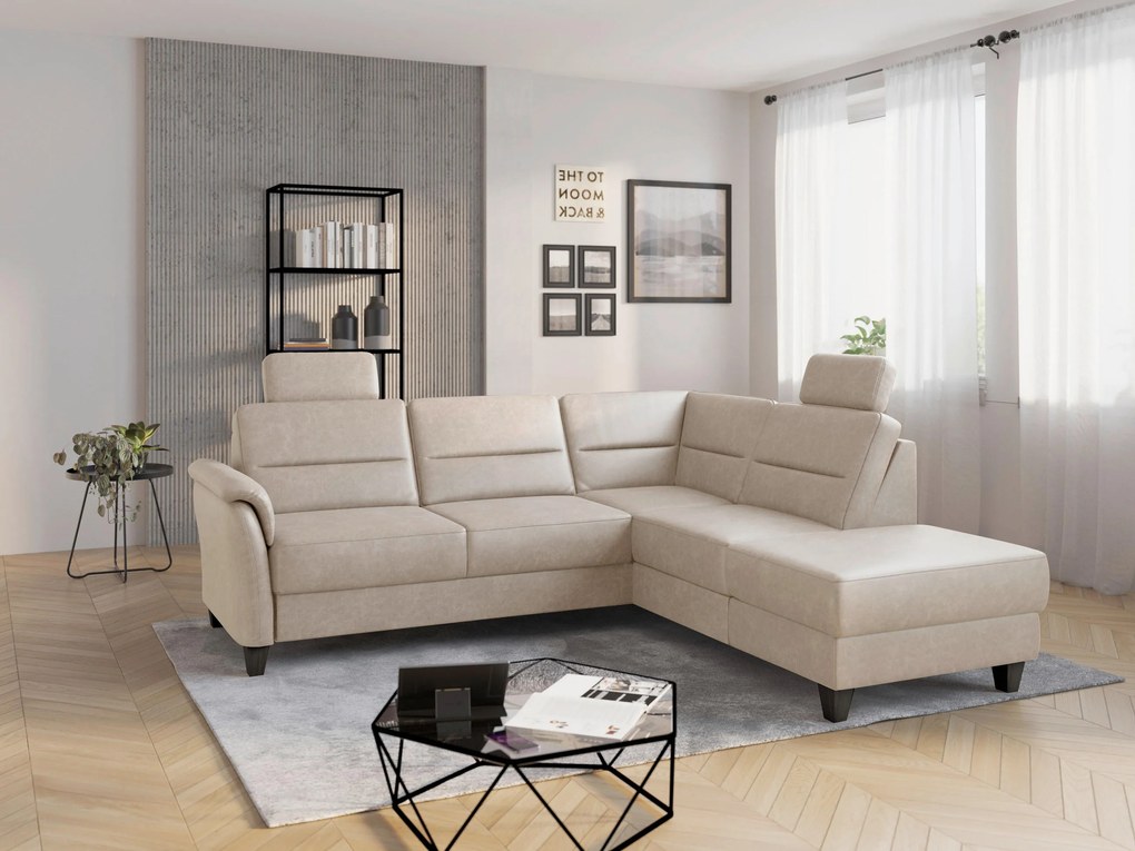 XXXLutz ROHOVÁ SEDAČKA, textil, béžová Sit & More - Sedačky - 000144019793