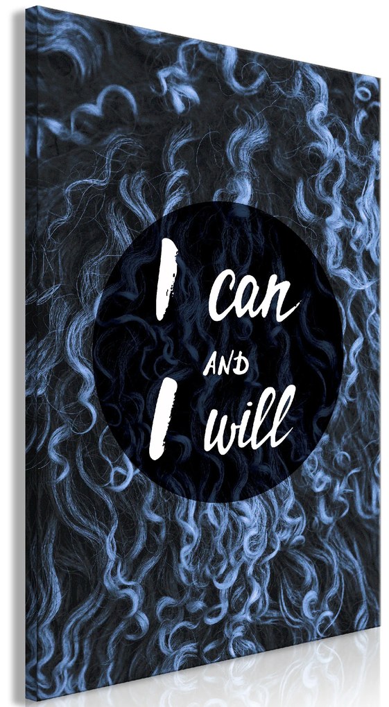 Artgeist Obraz - I Can and I Will (1 Part) Vertical Veľkosť: 80x120, Verzia: Na talianskom plátne