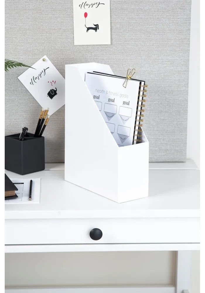 Biely organizér na dokumenty Bigso Box of Sweden Viktoria