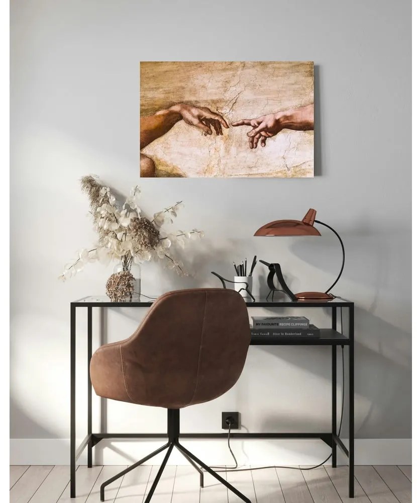 Reprodukcia obrazu Michelangelo Buonarroti - Creation of Adam, 70 x 45 cm