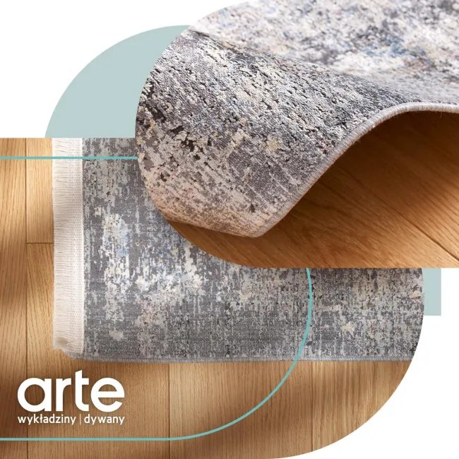 Koberec Split Z332A krémový / tmavosivý