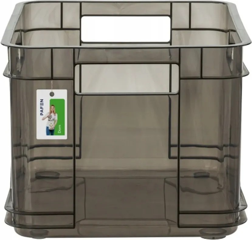 Keeeper Úložný box pro domácnost i dílnu, BRUNO M, 16L, 35 x 27 x 21 cm, kouřový