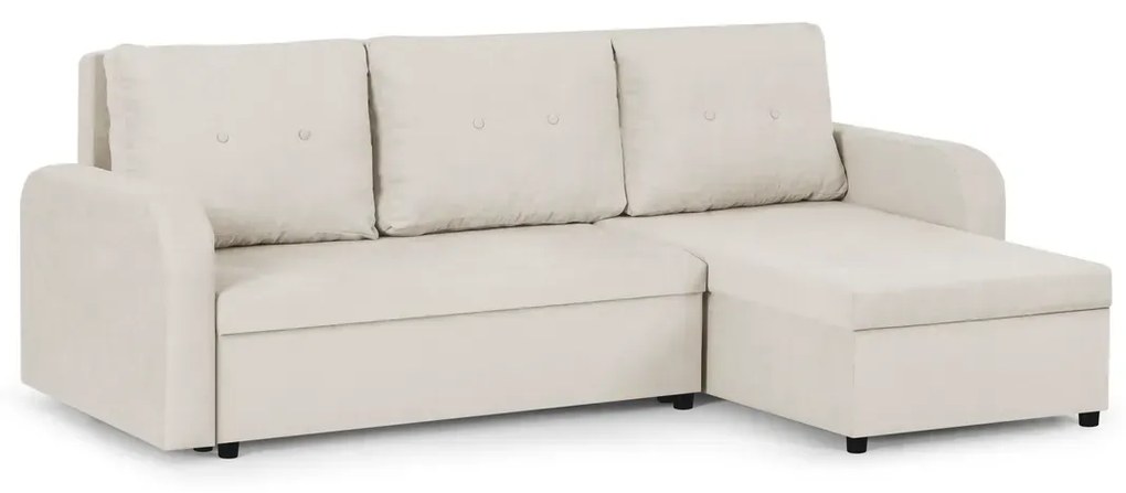 Rohová sedacia súprava s funkciou spania TOKYO Béžová