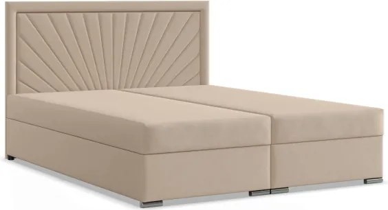 Manželská posteľ VICENZA 160×200 cm béžová
