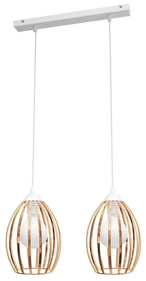 Luster na lanku DALI 2xE27/15W/230V medená