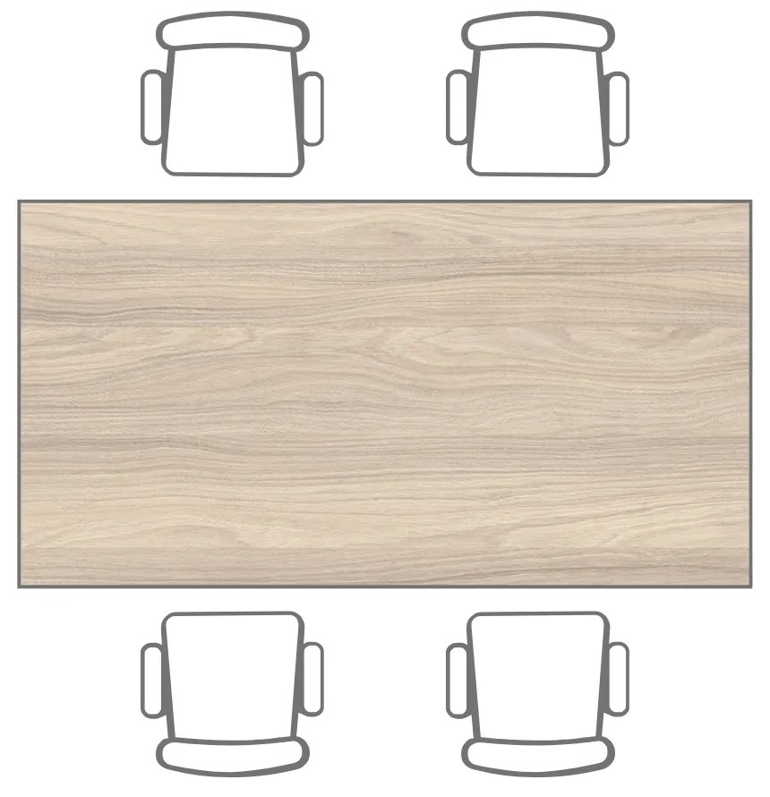 Jedálenský stôl, 1200 x 800 mm, tmavo sivá podnož, dub prírodný