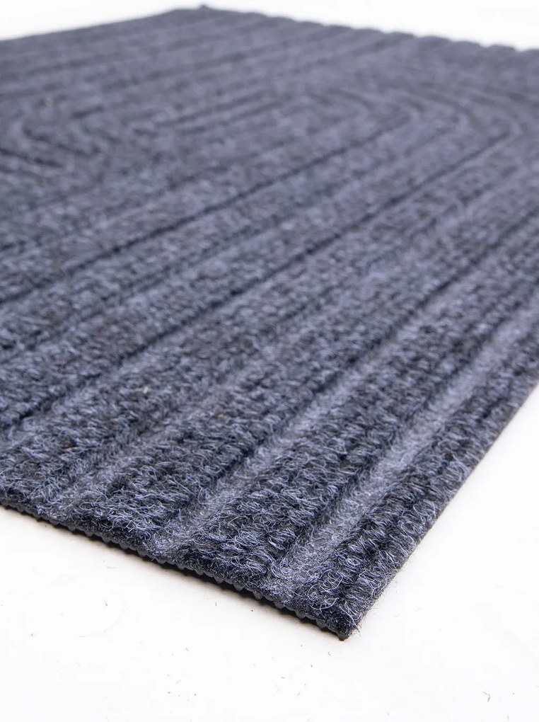 Textilná rohožka EMBOSSED T-008 TMAVOSIVÁ rozmer: 43x75 cm