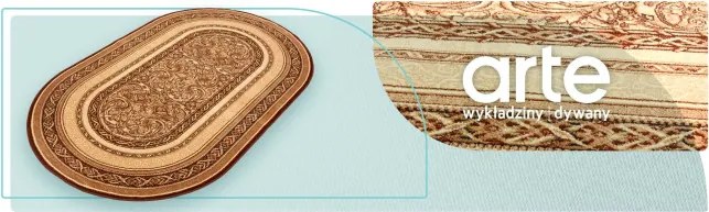 Koberec Agnella Standard Aralia béžový ovál