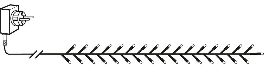 Svetelná reťaz Star Trading LED, dĺžka 3,6 m